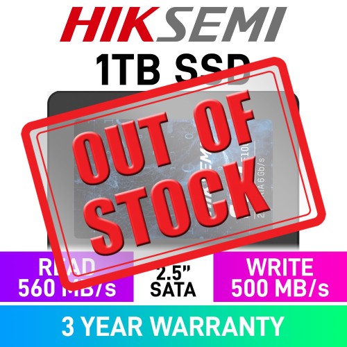 HikSemi CITY E100 2.5" SATA 6Gb/s SSD — 1TB