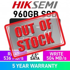HikSemi D300 PRO 2.5" SATA 6Gb/s Enterprise SSD — 960GB HikSemi D300 PRO 2.5" SATA 6Gb/s Enterprise SSD — 960GB