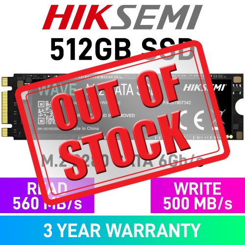HikSemi WAVE(N) SATA 6Gb/s M.2 2280 SSD — 512GB