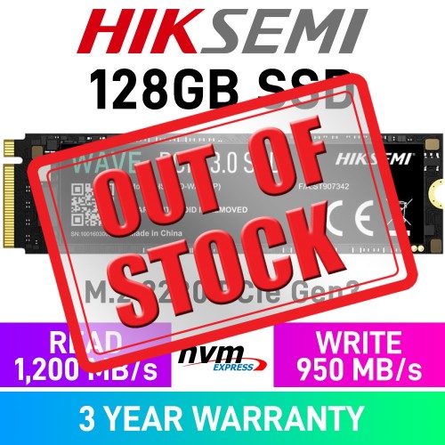 HikSemi WAVE(P) PCIe Gen3x4 M.2 2280 NVMe SSD — 128GB