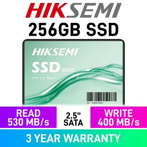 HikSemi WAVE(S) 2.5" SATA 6Gb/s SSD — 256GB