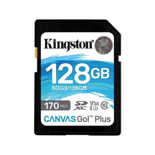 Kingston CANVAS GO! PLUS SDXC UHS-I Class 10 Memory Card — 128GB Kingston CANVAS GO! PLUS SDXC UHS-I Class 10 Memory Card — 128GB