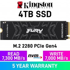 Kingston FURY Renegade PCIe Gen4x4 M.2 2280 NVMe SSD — 4TB