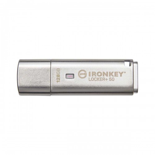 Kingston IronKey Locker+ 50 Flash Drive, USB3.2, 128GB Kingston IronKey Locker+ 50 Flash Drive, USB3.2, 128GB