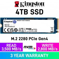 Kingston NV2 PCIe Gen4x4 M.2 2280 NVMe SSD — 4TB