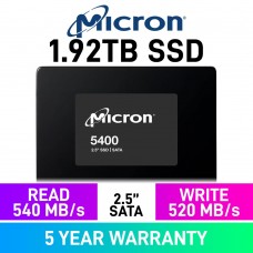Micron 5400 MAX 2.5" SATA 6Gb/s SSD — 1.92TB