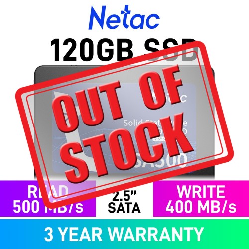 Netac SA500 2.5" SATA 6Gb/s SSD — 120GB