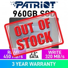 Patriot BURST ELITE 2.5" SATA 6Gb/s SSD — 960 GB Patriot BURST ELITE 2.5" SATA 6Gb/s SSD — 960 GB