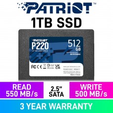Patriot P220 2.5" SATA 6Gb/s SSD — 1TB