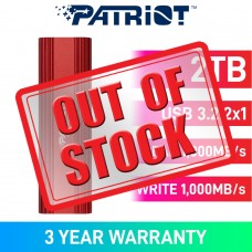 Patriot TRANSPORTER LITE External SSD, USB 3.2 Gen 2 Type-C, Red — 2TB