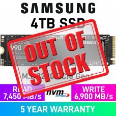 Samsung 990 Pro PCIe Gen4x4 M.2 2280 NVMe SSD — 4TB Samsung 990 Pro PCIe Gen4x4 M.2 2280 NVMe SSD — 4TB