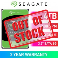 Seagate Barracuda ST4000DM004 Hard Drive, SATA 6Gb/s, 3.5", 5400RPM, 4TB