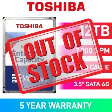 Toshiba MG09 Series MG09ACA12TE 512e/4Kn Hard Drive, SATA 6Gb/s, 3.5", 7200RPM, 12TB