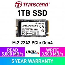 Transcend PCIe SSD 410S PCIe Gen4x4 M.2 2242 NVMe SSD — 1TB