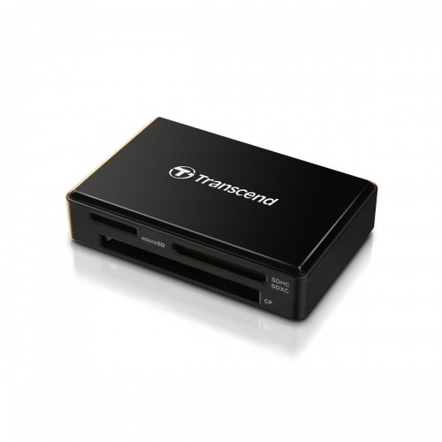 Transcend RDF8 USB 3.1 SD & CompactFlash Memory Card Reader — Black