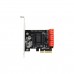 Unbranded PCIe to 6 x SATA3 6Gb/s Add-on Card, PCI-Express 2.0 x4