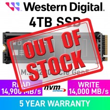 Western Digital WD_BLACK SN8100 PCIe Gen5x4 M.2 2280 NVMe SSD with Heatsink — 4TB