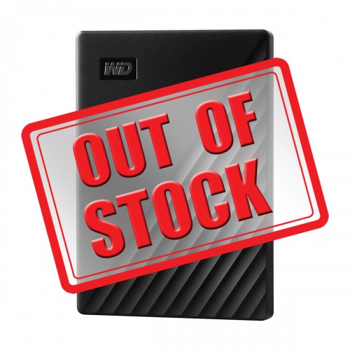 Western Digital My Passport External Hard Drive, USB 3.0, 2.5", Black, 2TB