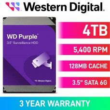 Western Digital Purple WD44PURZ Hard Drive, SATA 6Gb/s, 3.5", 5400RPM — 4TB Western Digital Purple WD44PURZ Hard Drive, SATA 6Gb/s, 3.5", 5400RPM — 4TB