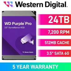 Western Digital Purple Pro WD241PURP Hard Drive, SATA 6Gb/s, 3.5", 7200RPM — 24TB Western Digital Purple Pro WD241PURP Hard Drive, SATA 6Gb/s, 3.5", 7200RPM — 24TB