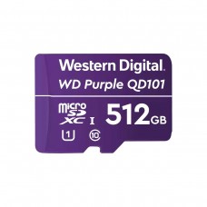 WD Purple SC QD101 Ultra Endurance microSDXC UHS-I Class 10 Memory Card — 512GB