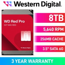 Western Digital Red Plus WD80EFPX Hard Drive, SATA 6Gb/s, 3.5", 5640RPM — 8TB Western Digital Red Plus WD80EFPX Hard Drive, SATA 6Gb/s, 3.5", 5640RPM — 8TB