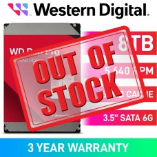 Western Digital Red Plus WD80EFPX Hard Drive, SATA 6Gb/s, 3.5", 5640RPM — 8TB Western Digital Red Plus WD80EFPX Hard Drive, SATA 6Gb/s, 3.5", 5640RPM — 8TB