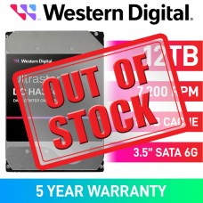 Western Digital Ultrastar DC HA340 0B47063 Hard Drive, SATA 6Gb/s, 3.5", 7200RPM — 12TB Western Digital Ultrastar DC HA340 0B47063 Hard Drive, SATA 6Gb/s, 3.5", 7200RPM — 12TB