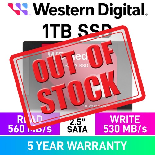 Western Digital WD Red SA500 2.5" SATA 6Gb/s SSD — 1TB