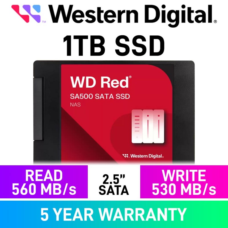Wd Red Sata Ssd 500 Gb Western Digital WD Red SA500 SATA 6Gb/s SSD