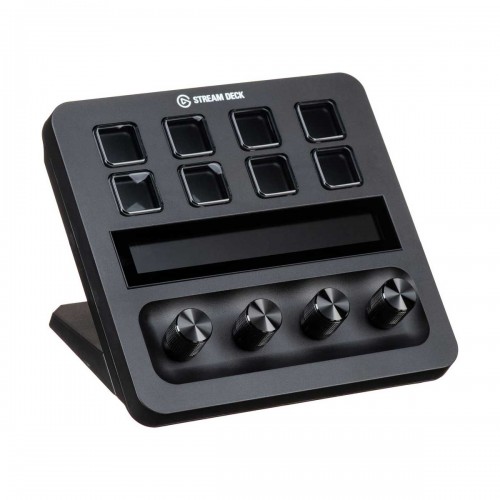 Elgato STREAM DECK + 8 LCD Key / 4 Encoder Dial / LCD Touch Panel USB Controller Keyboard — Black