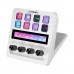 Elgato STREAM DECK + 8 LCD Key / 4 Encoder Dial / LCD Touch Panel USB Controller Keyboard — White