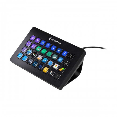 Elgato STREAM DECK XL 32 LCD Key USB Controller Keyboard — Black