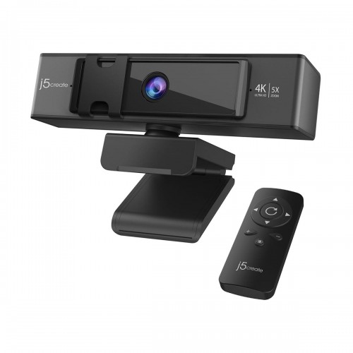 j5 Create JVCU435 Webcam with Dual Microphones & Remote, 4K UHD