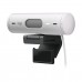 Logitech BRIO 500 Auto-Framing Webcam with Privacy Filter, Tripod Mountable, FHD 1080p — Off-White