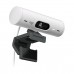 Logitech BRIO 500 Auto-Framing Webcam with Privacy Filter, Tripod Mountable, FHD 1080p — Off-White